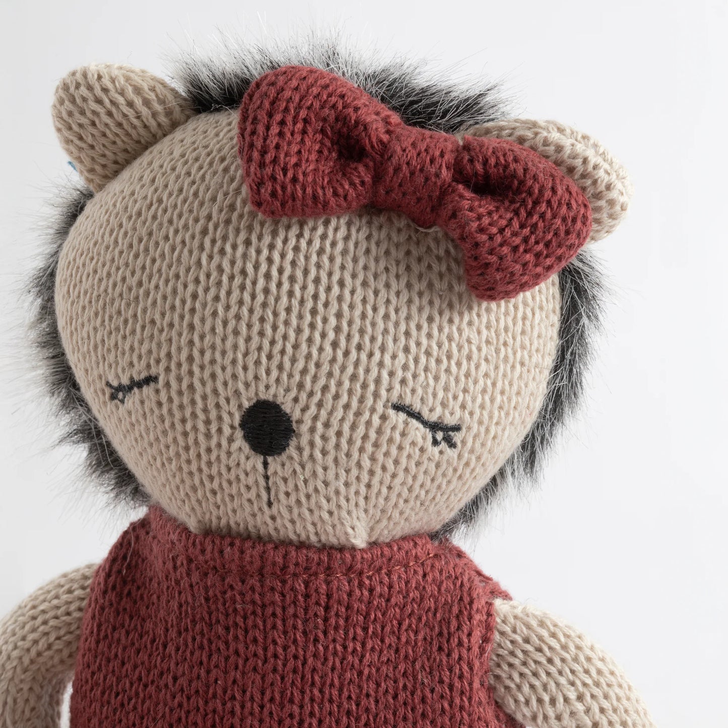 Knitted Cotton Toy - Helen the Headgehog