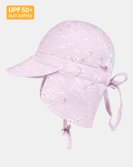 Flap Cap Baby - Nina Lavender