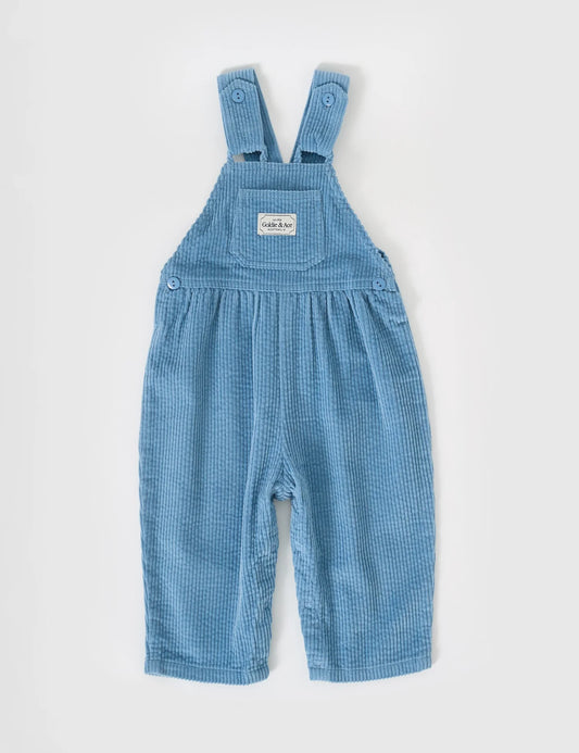 Sammy Corduroy Overalls Duck Egg