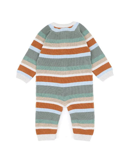 Mateo Stripe Knitted Romper