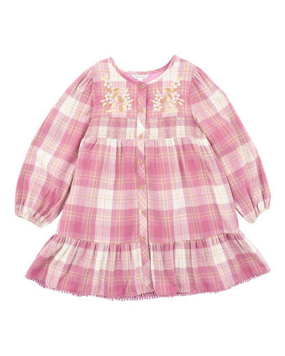 Tutu Tigers Check Dress 3Y-5Y