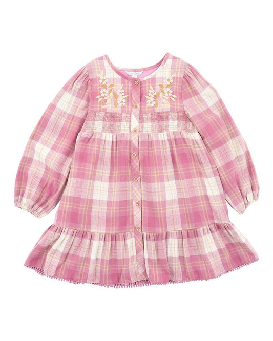 Tutu Tigers Check Dress 3Y-5Y