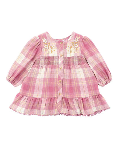 Pink Check Dress 00-2Y
