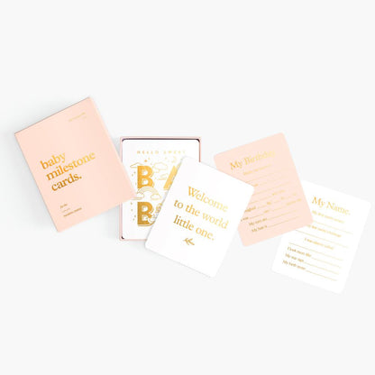 Baby Milestone Cards - Cream