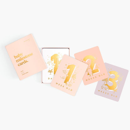 Baby Milestone Cards - Cream