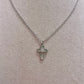 White Opalite Cross Necklace