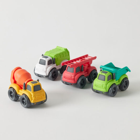 Bioplastic Trucks 4pc Set