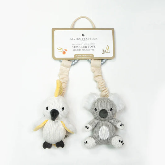 Stroller Toys 2pk - Koala & Cockatoo