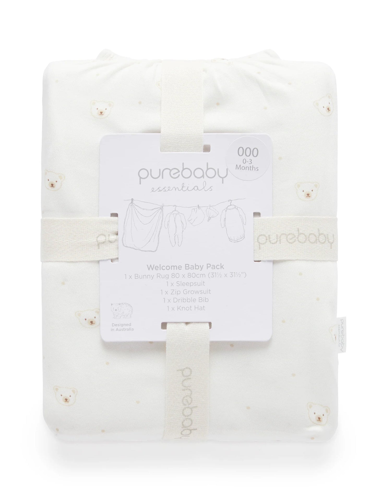 Welcome Baby Pack - Vanilla Bears