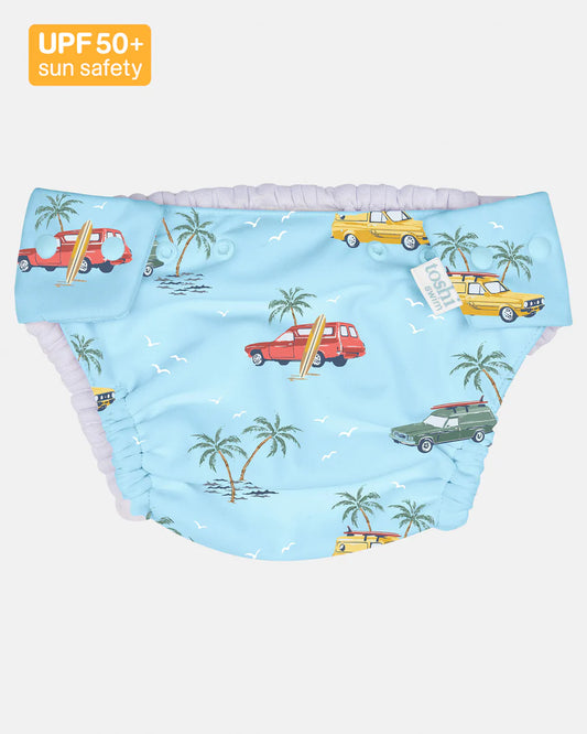 Baby Swim Nappy - Swell Seekers Sky