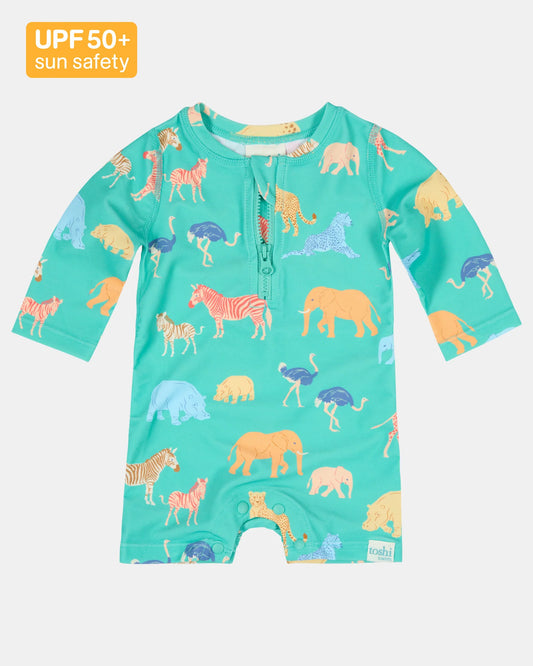 Swim Onesie - Congo Seagrass