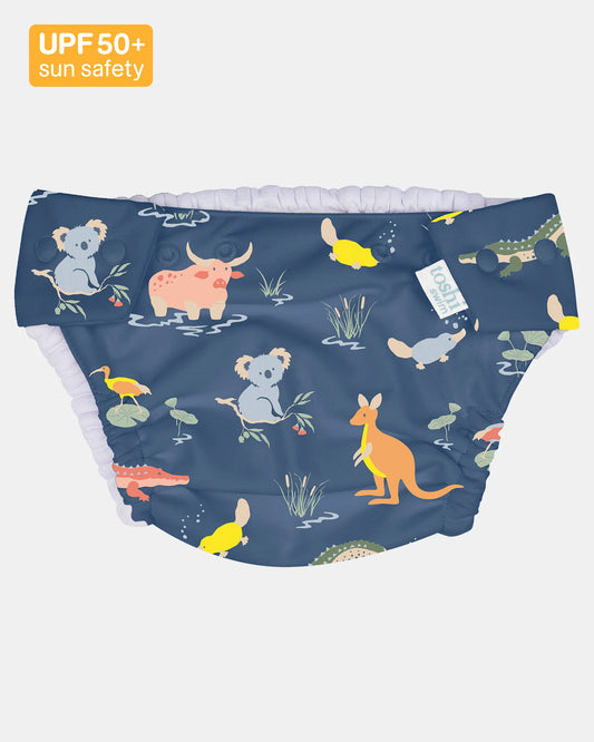 Swim Nappy - Kakadu Moonlight