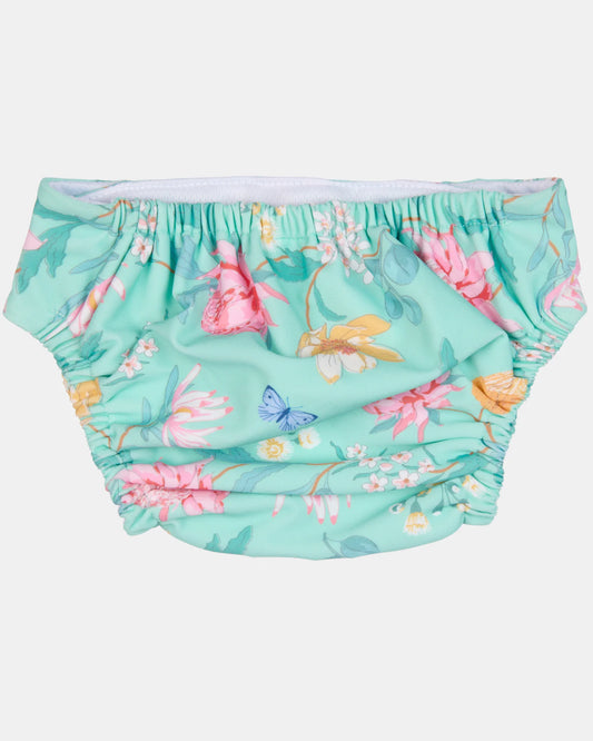 Swim Nappy - Waratah Mint