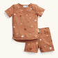 Short Sleeve 2pc Pyjama Set - Sunny