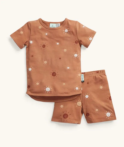 Short Sleeve 2pc Pyjama Set - Sunny