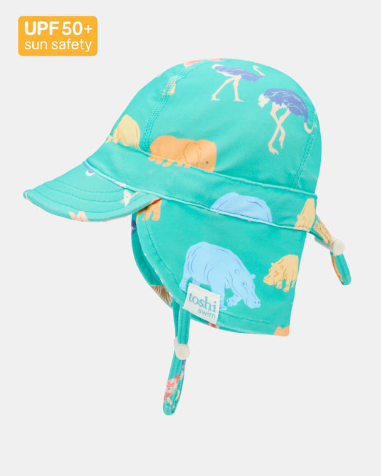 Swim Flap Cap - Congo Seagrass
