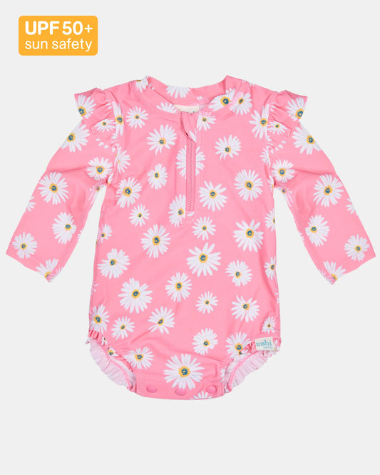 Swim Onesie - Daisy Watermelon