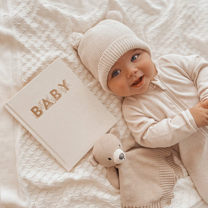 Mini Baby Journal - Oatmeal