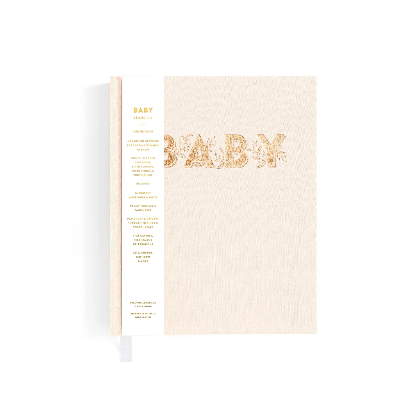 Mini Baby Journal - Oatmeal