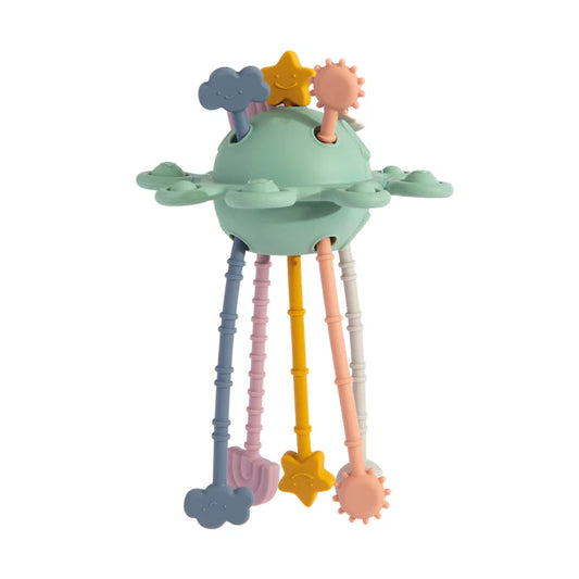 Silicone Zippy Activity Toy - Sage