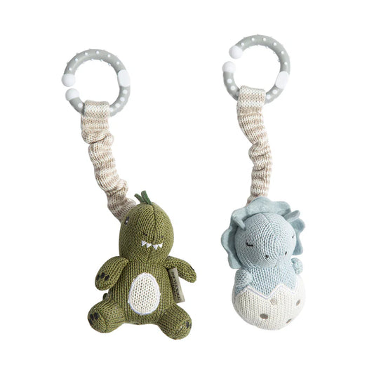 Stroller Toys 2pk - Dinosaurs