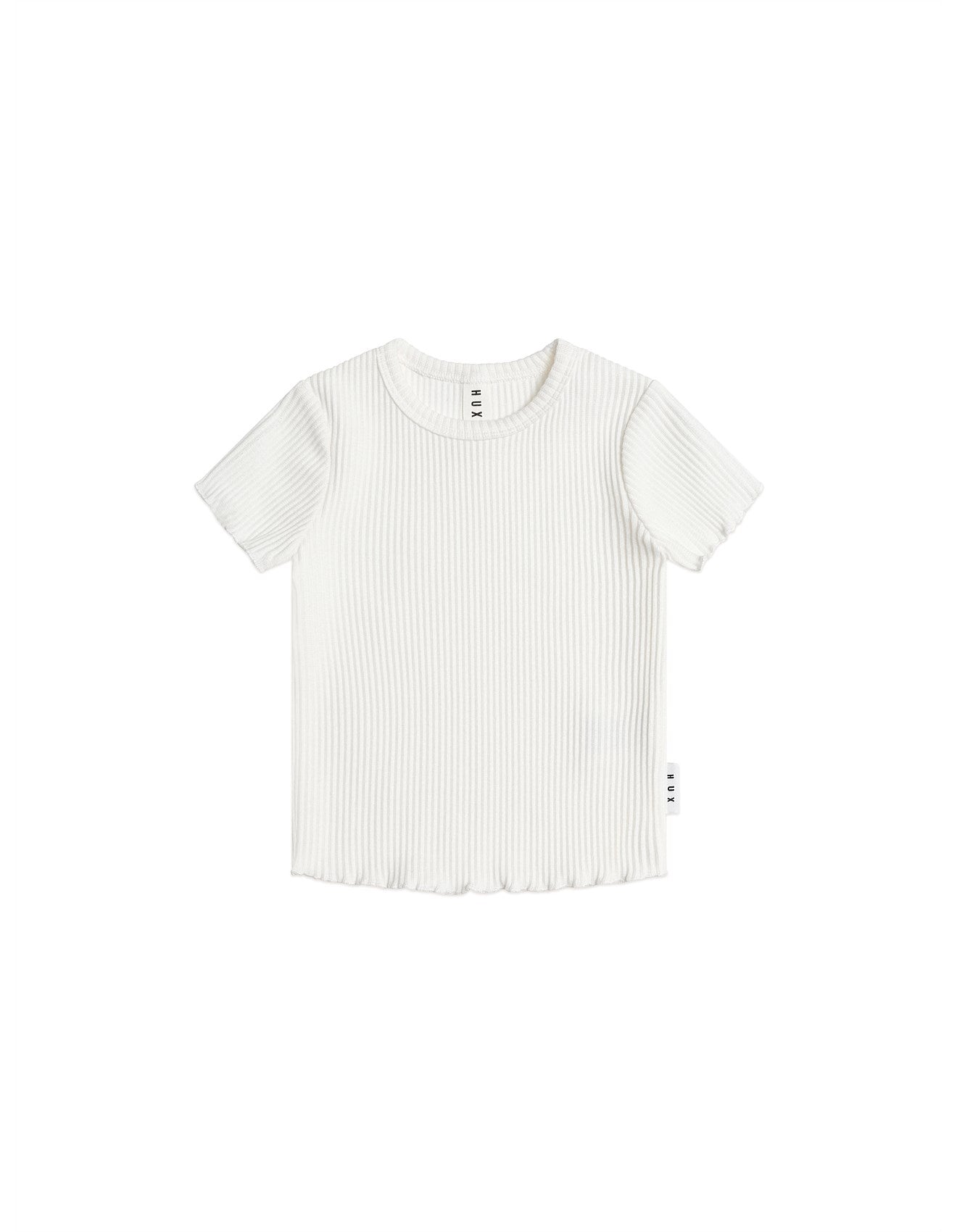Rib Tee - Almond Milk