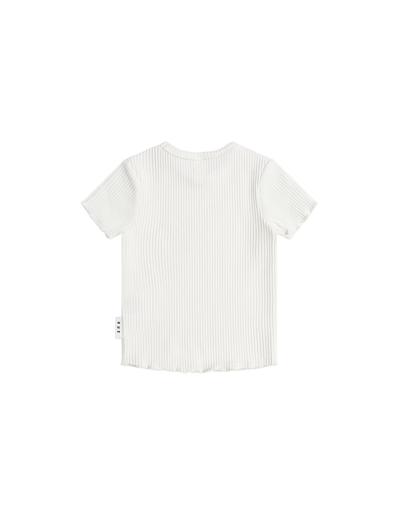 Rib Tee - Almond Milk