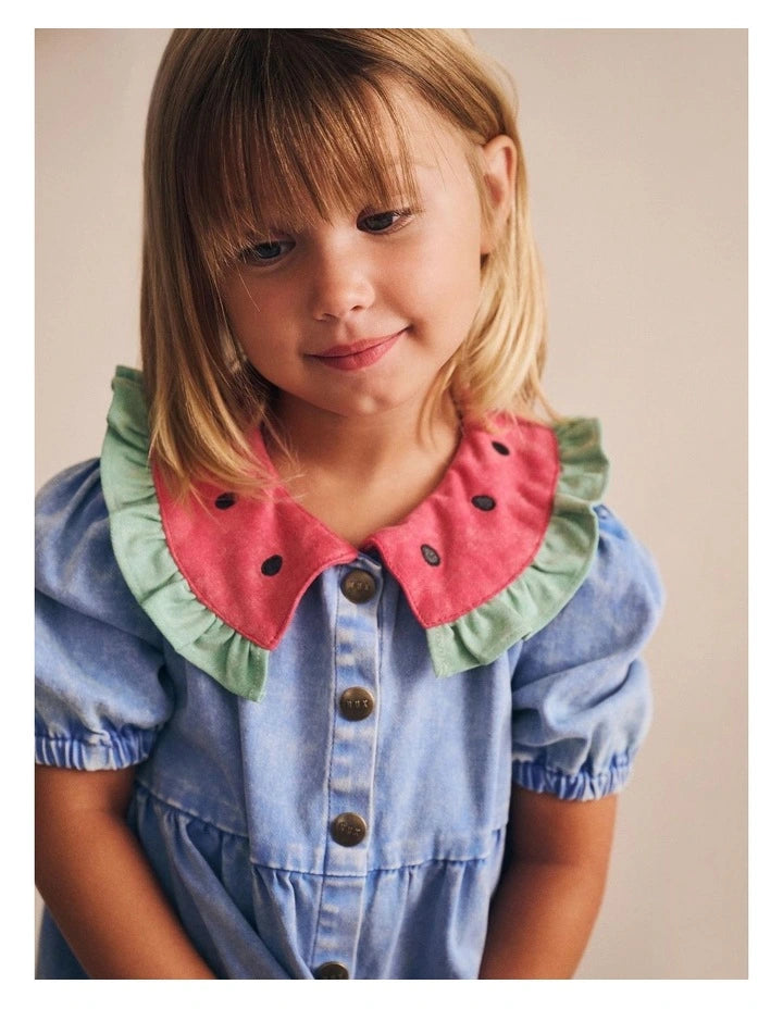 I Carried a Watermelon Denim Dress
