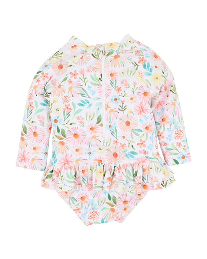 Eliana Sunsuit with Aqua Nappy
