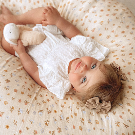 Organic Muslin Wrap Swaddle - Meadow