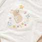Embroiled Lined Blanket - Rabbit