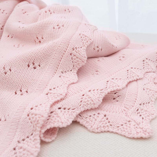 Heirloom Blanket - Blush
