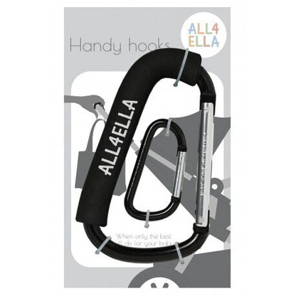 Handy Hooks 2pk - Black