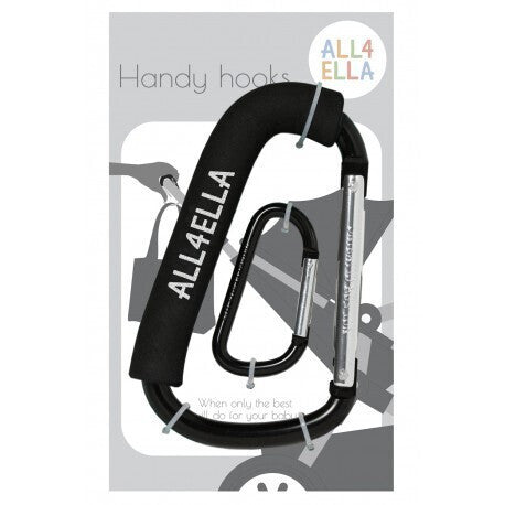 Handy Hooks 2pk - Black