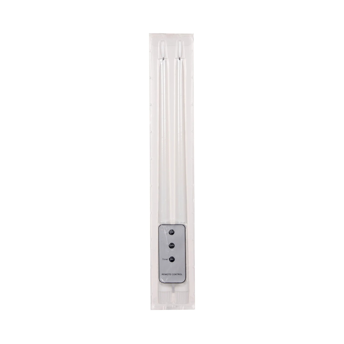 Natural LED Taper Candles 2pk