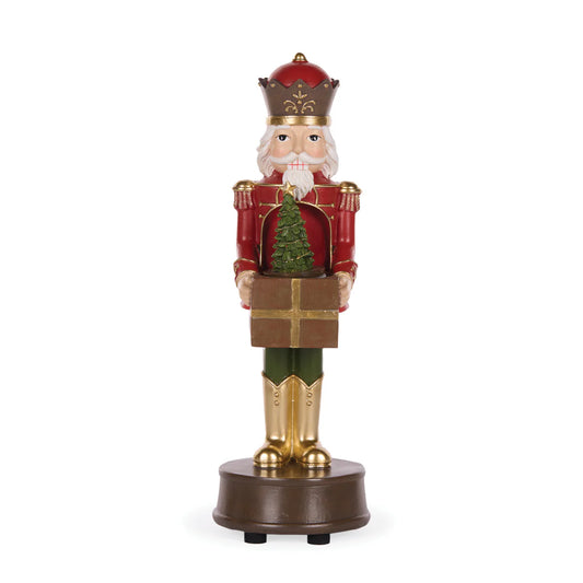 Traditional Nutcracker with Music Box 32cm