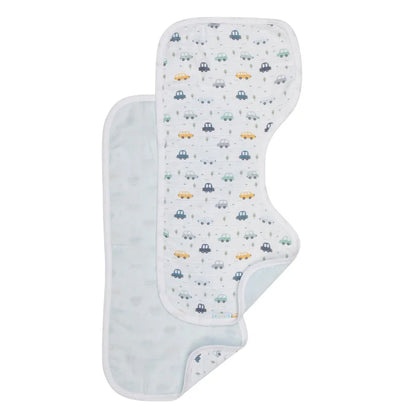 Organic Burp Cloth 2pk - Beep Beep