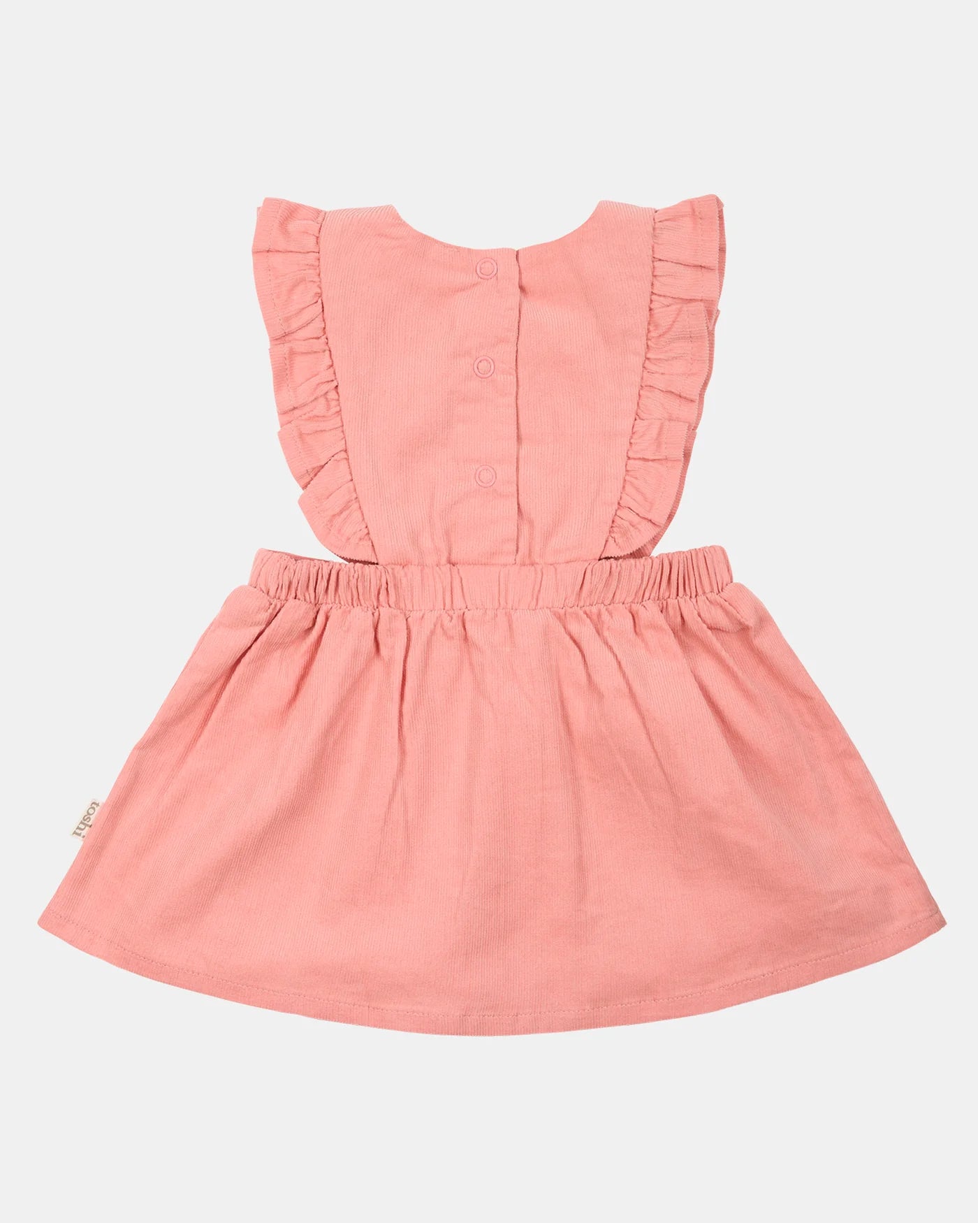 Baby Pinafore Corduroy Quincy - Dusty Rose