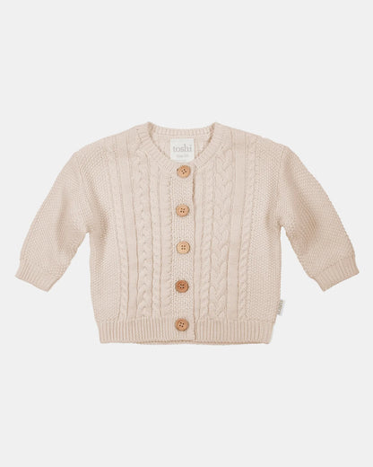 Organic Cardigan Yummy - Oatmeal