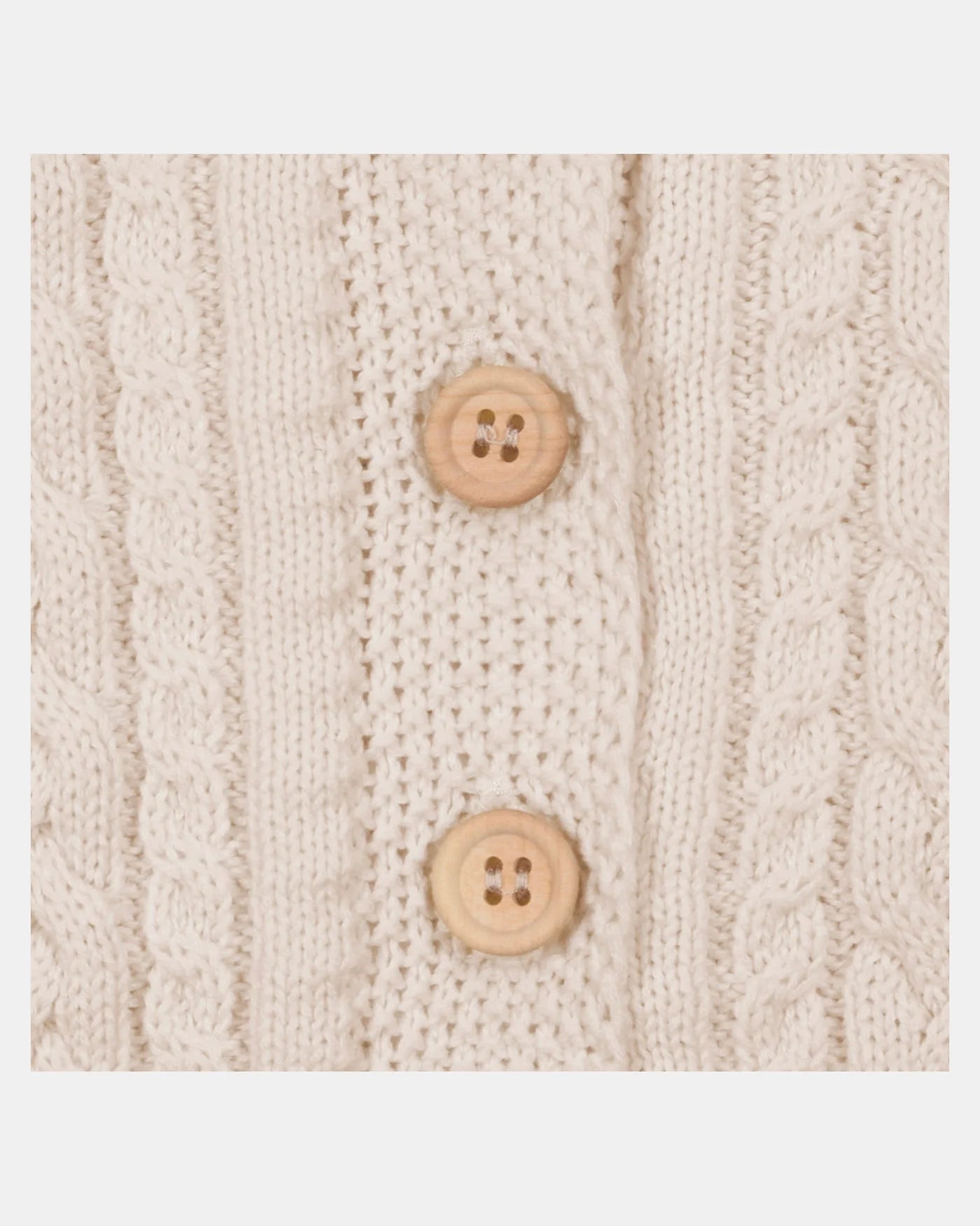 Organic Cardigan Yummy - Oatmeal