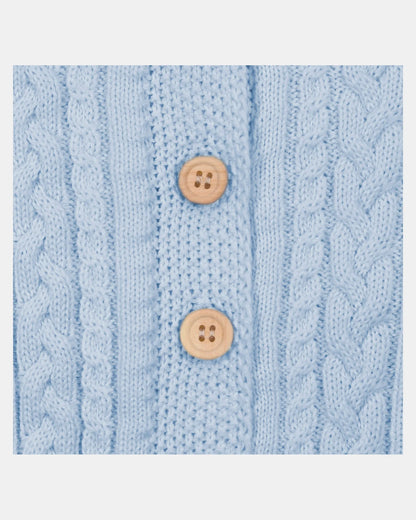 Organic Cardigan Yummy - Bluebell