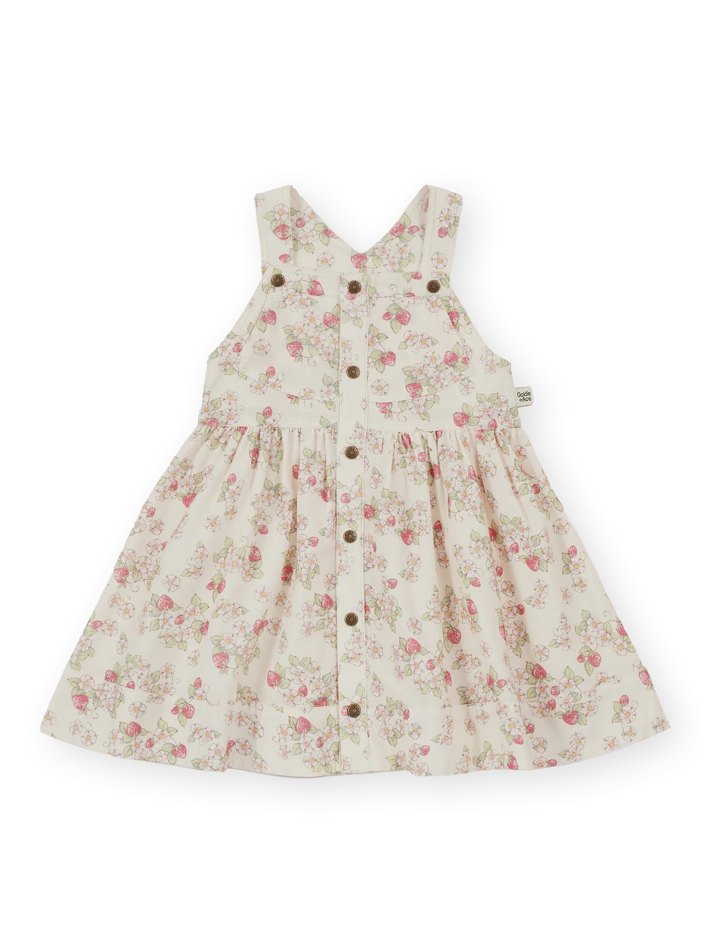 Strawberry Fields Pinafore Dress