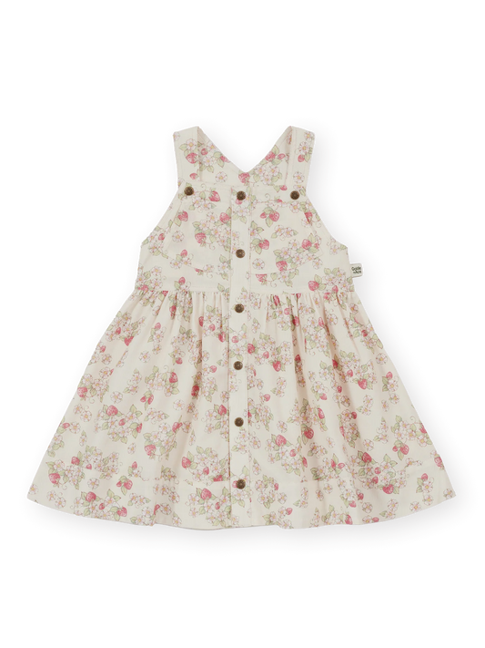 Strawberry Fields Pinafore Dress