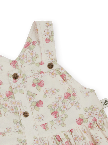 Strawberry Fields Pinafore Dress