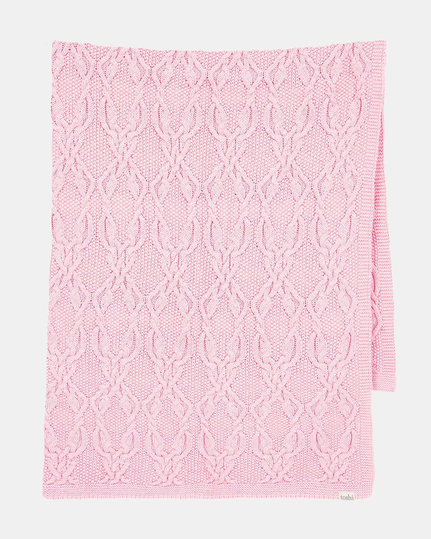 Organic Blanket Bowie - Misty Rose