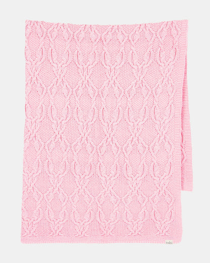Organic Blanket Bowie - Misty Rose