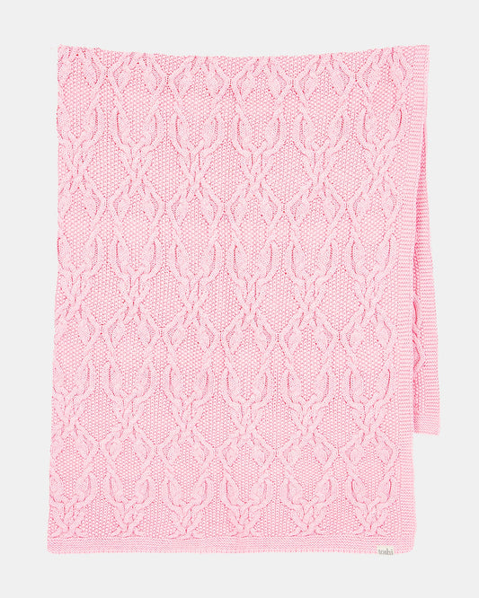 Organic Blanket Bowie - Misty Rose