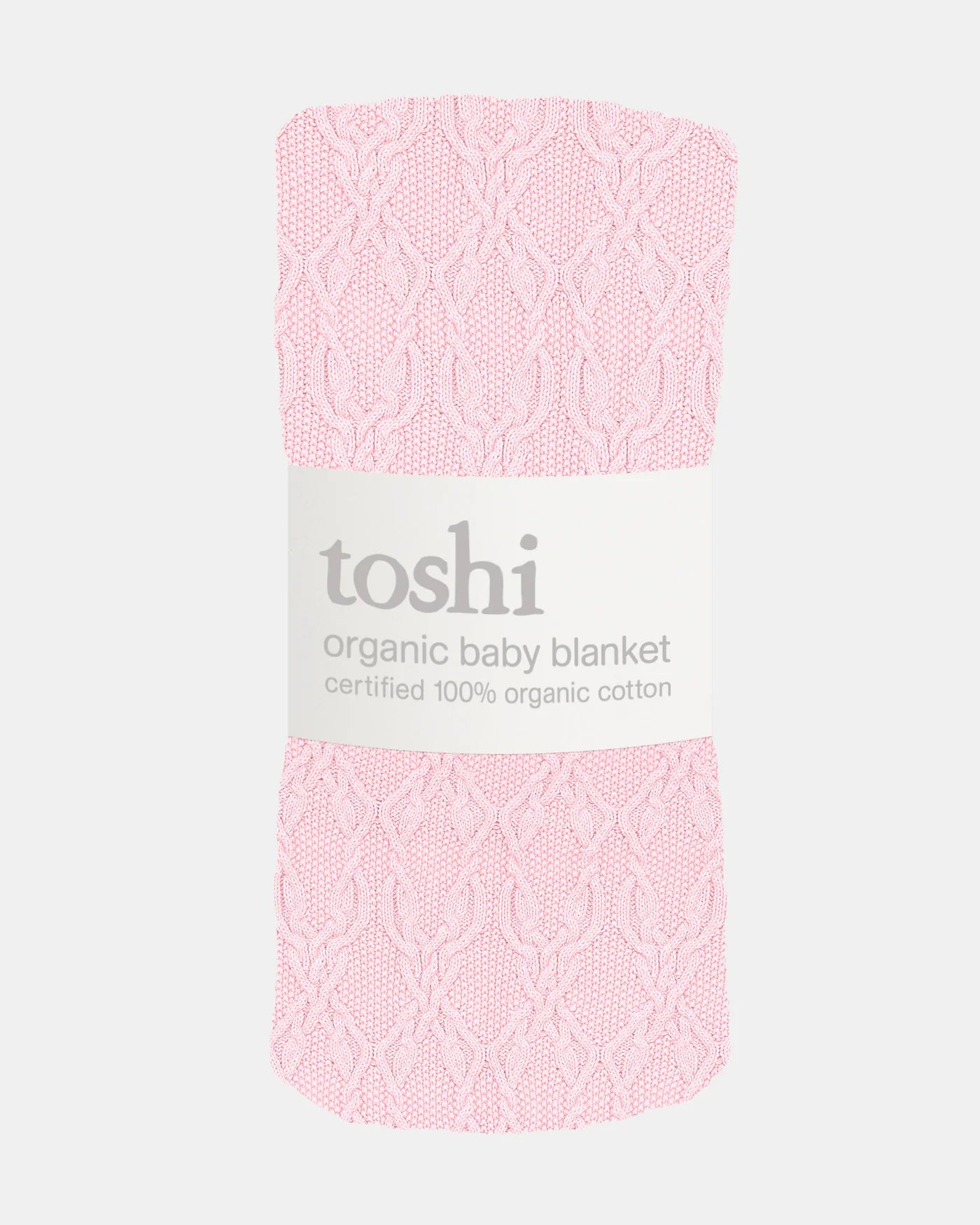 Organic Blanket Bowie - Misty Rose