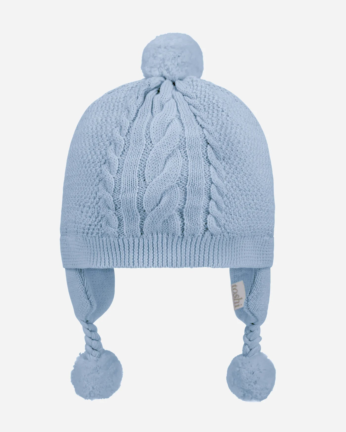 Organic Earmuff Beanie Yummy - Bluebell