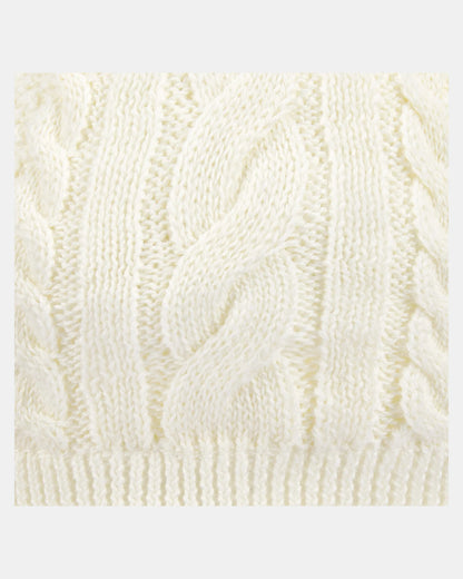 Organic Earmuff Beanie Yummy - Cream